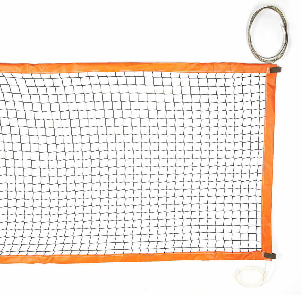 Rete da beach tennis con banda in PVC. Maglia 40x40mm.