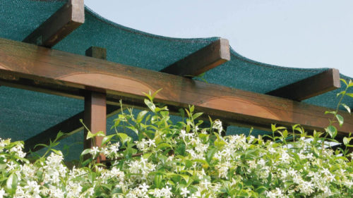 Rete ombreggiante per il tuo giardino
